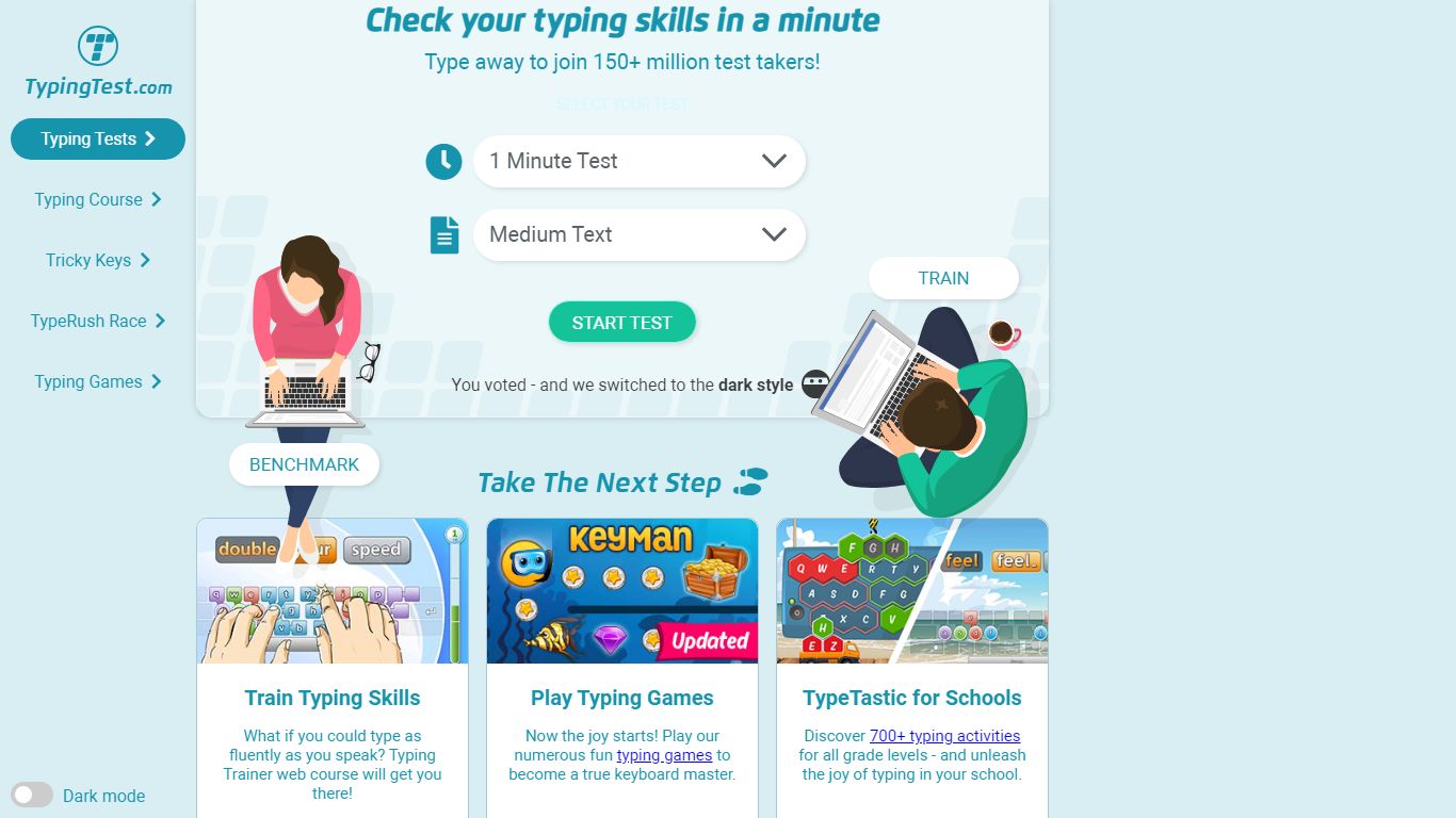 TypingTest.com - Complete a Typing Test in 60 Seconds!